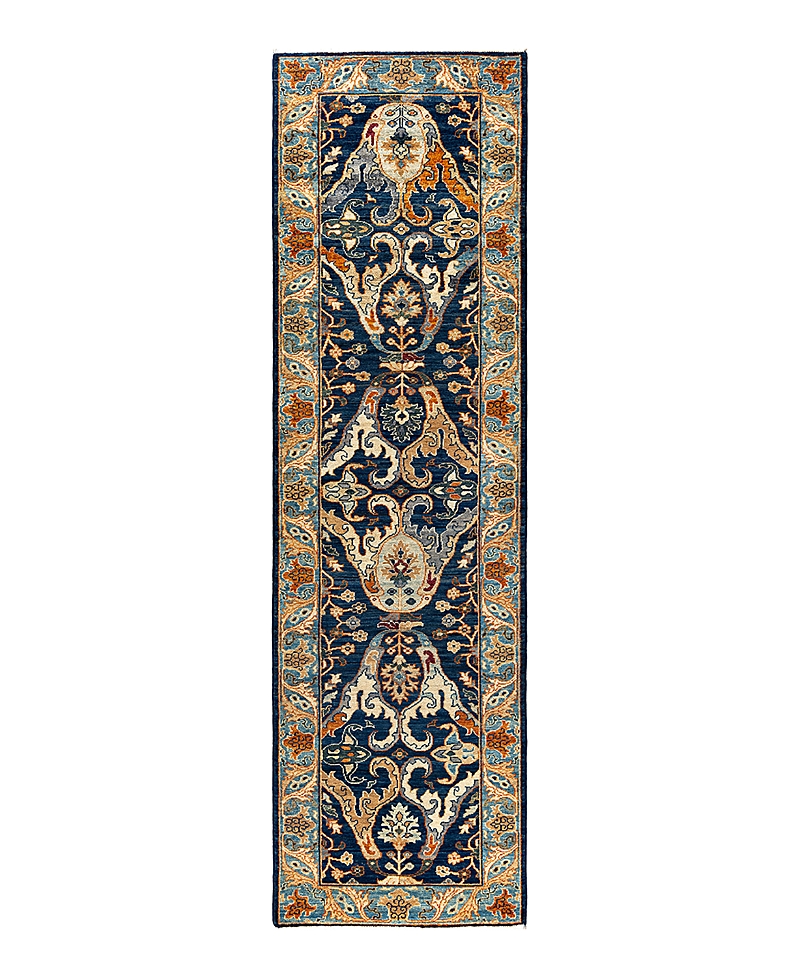 Bloomingdale's Serapi M1999 Runner Area Rug, 2'8 X 9'6 In Blue