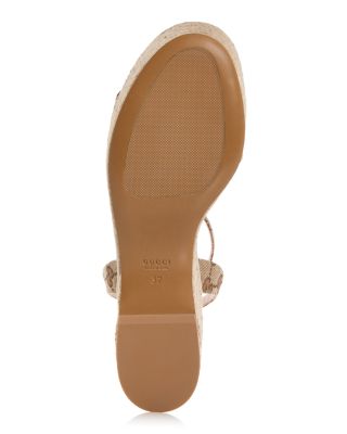 Women's GG Espadrille Platform Sandals