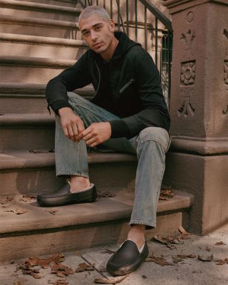 Men's Ascot Leather Slippers