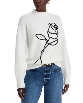 Gracia - Floral Embroidered Sweater