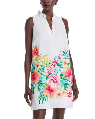 Tommy Bahama Tropi Flore Sleeveless Linen Shift Dress | Bloomingdale's Women