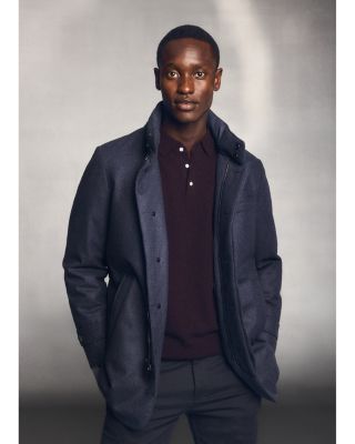 Stretch Down Filled Car Coat