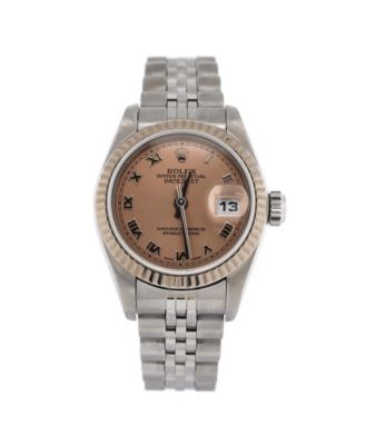 Pre-Owned Rolex - Oyster Perpetual Datejust Automatic Watch in Stainless Steel and White Gold 26mm