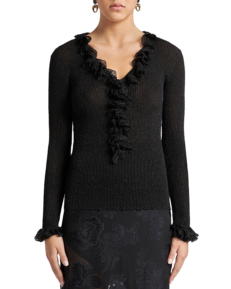 Etro Ruffle Trim Sweater