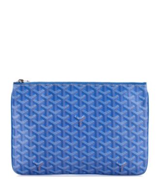 Pre-Owned Goyard - MM Senat Zip Pouch Coated Canvas