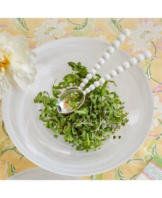 Classic Salad Servers with Pearled Handles, Set of 2