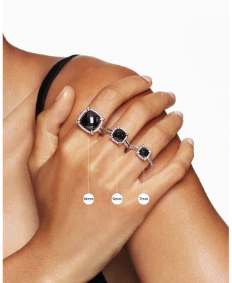 Petite Ch&acirc;telaine&reg; Pav&eacute; Bezel Ring in 18K Yellow Gold with Pink Tourmaline