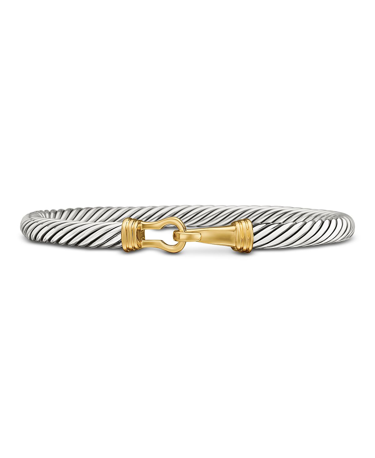 David Yurman Cable Buckle Bracelet with Gold
