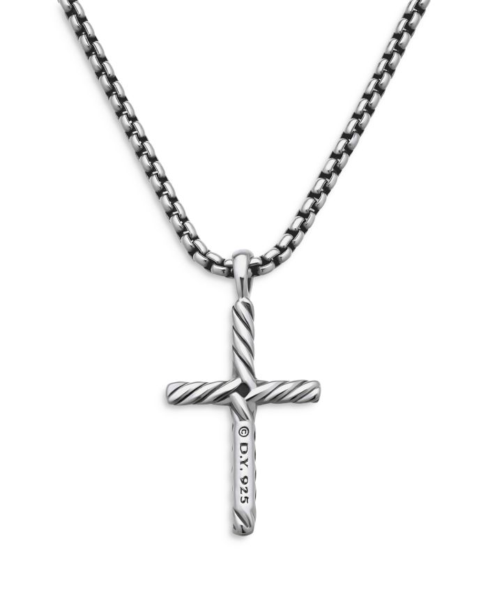 Cable Classics Cross Necklace with Diamond