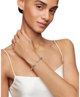 Cable Classics Bracelet with Blue Topaz and Diamonds, 5mm