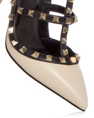 Women&#39;s Rockstud Embellished Caged Pumps