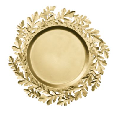 Kim Seybert - Gilded Leaves Charger, Set of 4