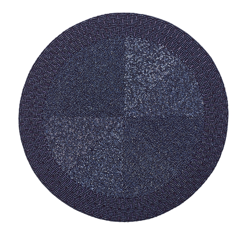 Kim Seybert Palisade Placemat, Set Of 2 In Navy