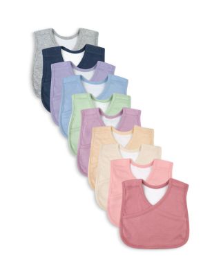  4 in 1 Reversible Bibs, Pack of 10 - Baby