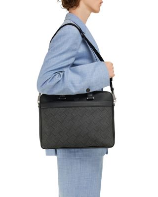 Monogram Canvas & Leather Business Bag