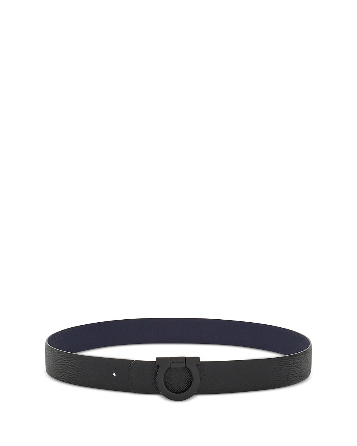 Ferragamo Men's Single Gancini Leather Belt