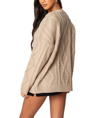 Kennedy Oversized Cable Knit Sweater