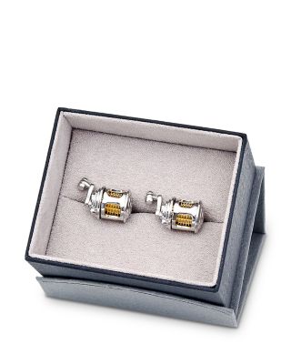 Two Tone Fishing Reel Cufflinks