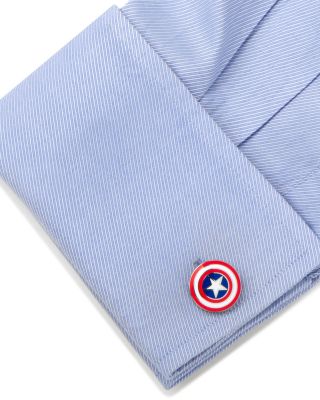 Captain America Shield Cufflinks