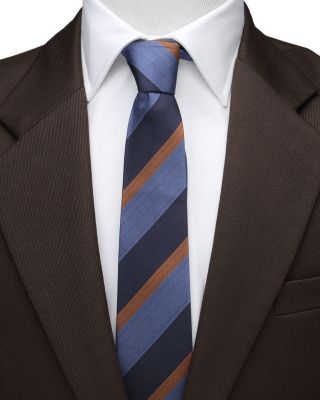 The Andrew Stripe Silk Classic Tie