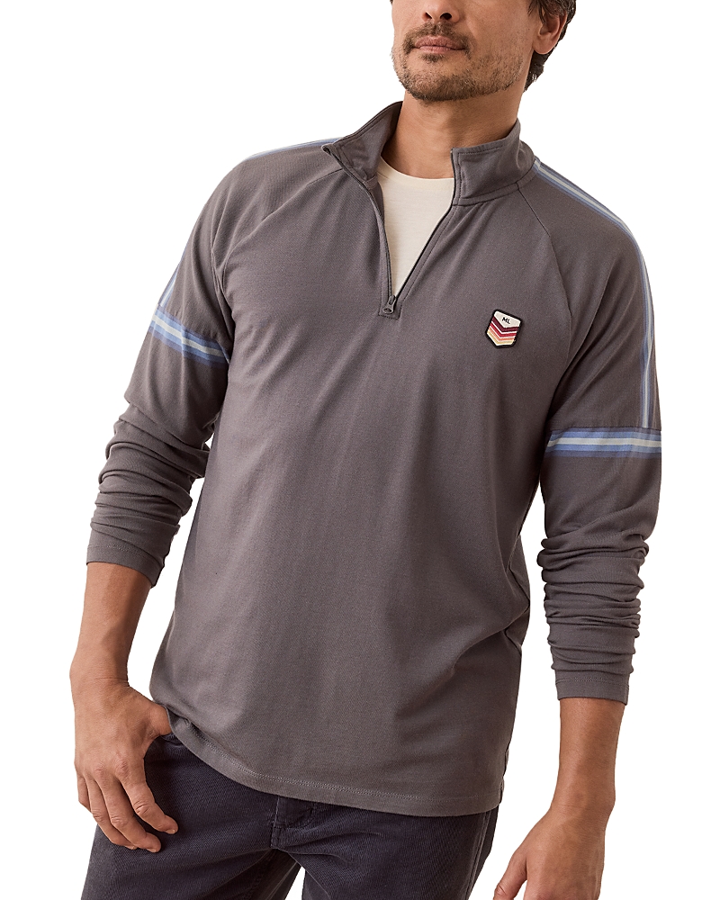 MARINE LAYER QUARTER ZIP SWEATSHIRT