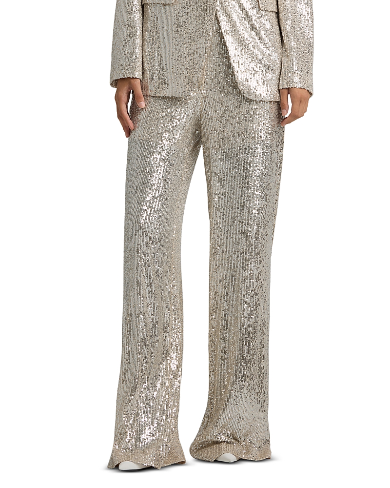St John Sequin Pants In Champagne