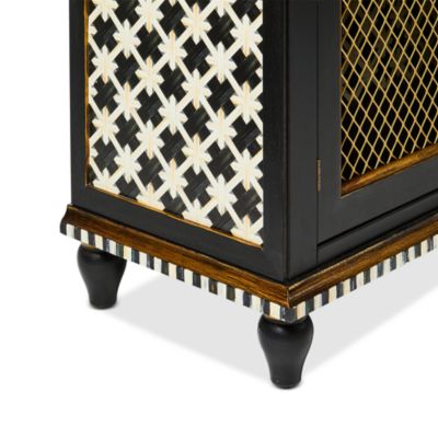 Courtly Criss-Cross Small Cabinet