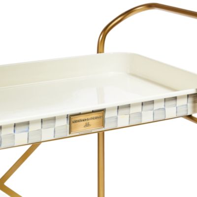 Sterling Check Two Tier Kitchen Cart