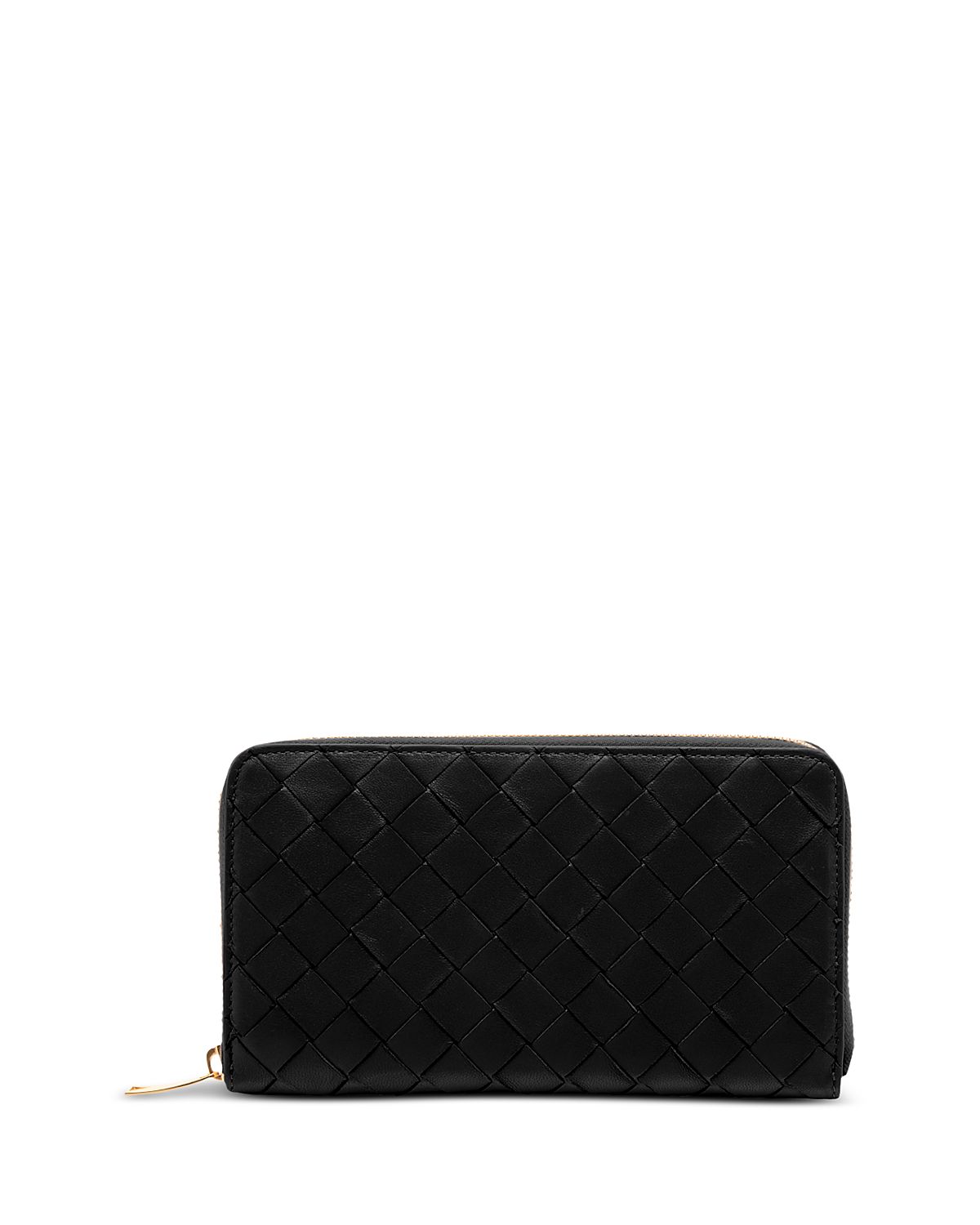 Bottega Veneta Intrecciato Leather Zip Around Wallet