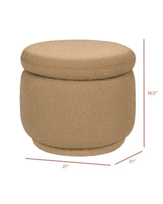 Enoki Boucl&eacute; Storage Ottoman