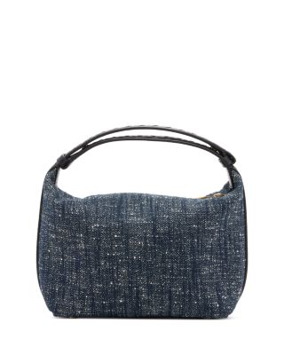Wallace Denim Boucl&eacute; Shoulder Bag