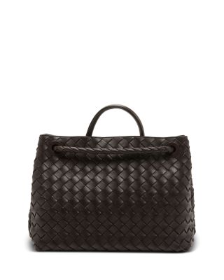 Medium Andiamo Intrecciato Leather Shoulder Bag