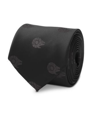 Cufflinks Inc - Star Wars Millennium Falcon Black Tonal Tie