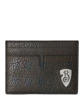 Burberry - B Shield Leather Card Case