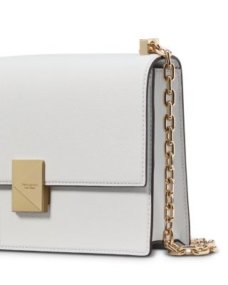 Deco Pebbled Leather Small Chain Shoulder Bag 