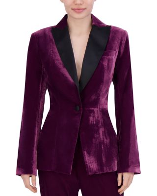 Bcbgmaxazria Velvet Tuxedo Jacket