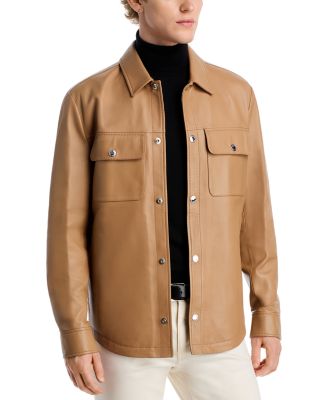 Michael Kors - Leather Shirt Jacket
