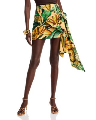 FARM Rio - Bananart Tie Side Skirt