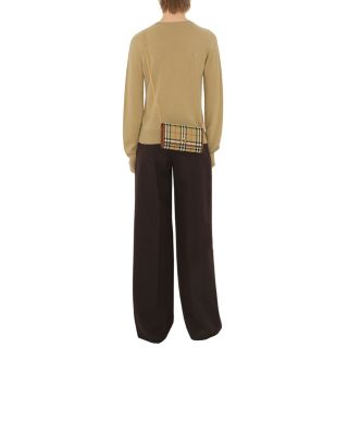 Check Chain Strap Wallet