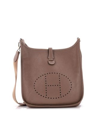 Pre-Owned Hermes Pm Evelyne Bag Gen Iii Clemence