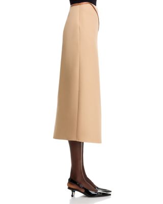 Reversible Wide Notch Lapel Jacket & Skirt