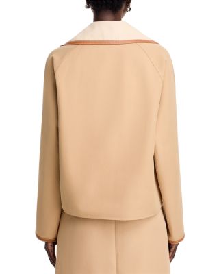 Reversible Wide Notch Lapel Jacket