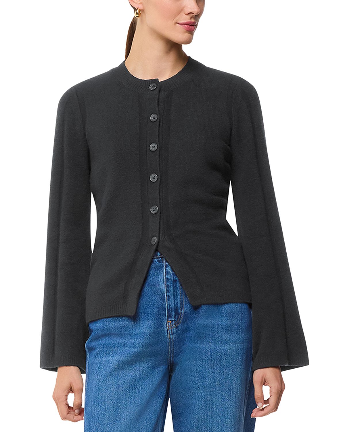 Whistles Wide Sleeve Cardigan Sweater