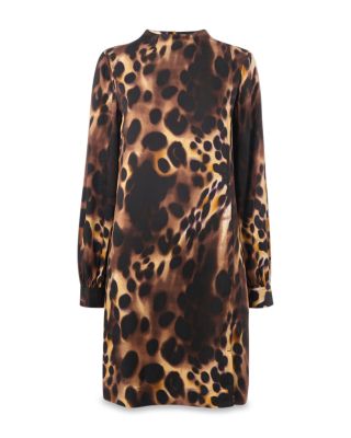 Misty Leopard Print Cleo Dress