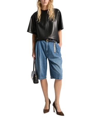 ショートパンツ Michael By Michael Kors Denim Shorts Michael Kors Shorts Women Denim Blue – Rafaelos