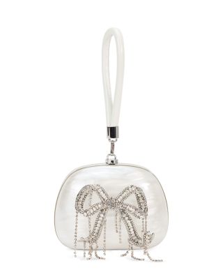 Self-Portrait - Pearl Top Handle Clutch