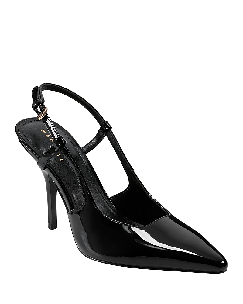 Marc Fisher Ltd Women's Torry Pointy Toe Slingback Dress Pumps In Black