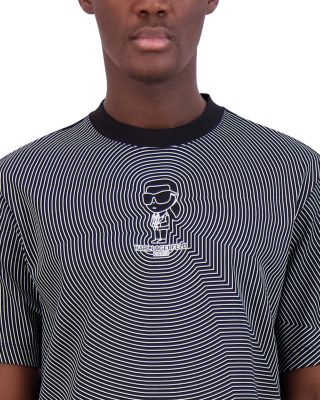 Little Karl Pattern Blocked Tee