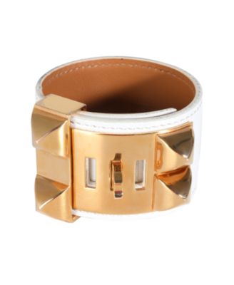 Pre-Owned Hermes Collie de Chien Gold Plated Bracelet