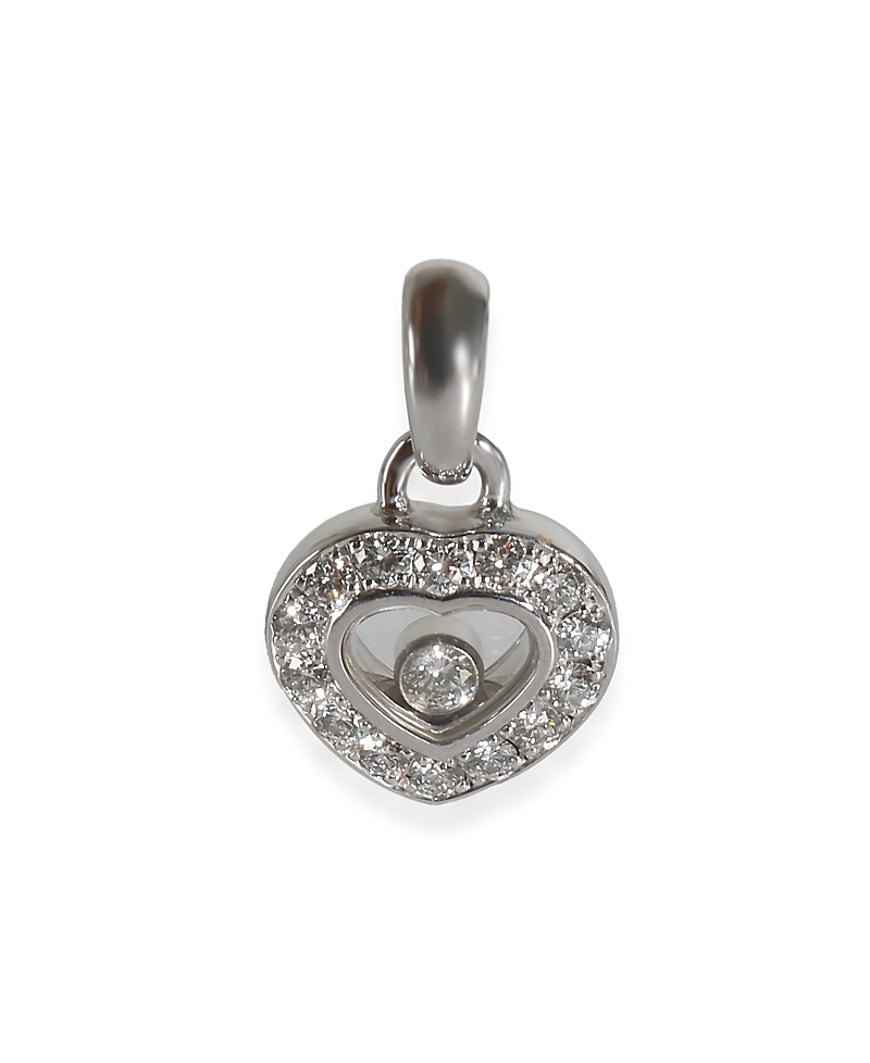 Pre-owned Pre-owned Chopard Chopard Happy Diamonds 18k White Gold Fashion Pendant